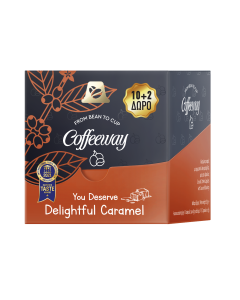 Coffeeway Κάψουλες Espresso Caramel 10+2 τεμ. (κιβ.12x12τεμ)
