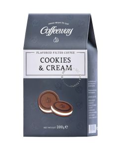Coffeeway Αρωματικός Φίλτρου Cookies & Cream 200g  (κιβ.12x200gr)