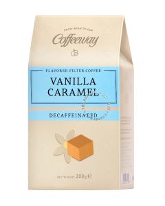 Coffeeway Αρωματικός Φίλτρου Vanilla - Caramel Decaf 200g  (κιβ.12x200gr)